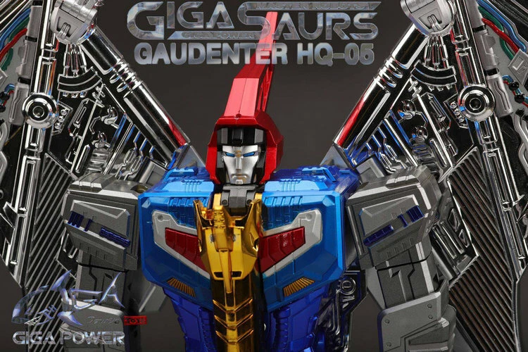 2022 Reissue! New GigaPower GP HQ-05R Gaudenter Swoop Blue Chrome Ver. Dinobots - Image 4 of 4