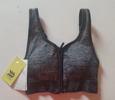 Target All In Motion XS Extra Small Women's Seamless Zip-Front Sports Bra NEW