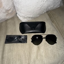 NEW DIFF Lenox Sunglasses Gold frame Blue Lens GD BL 122p polarized