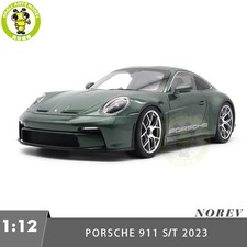 1/12 Porsche 911 S/T 2023 Norev 127552 Malachite Green Diecast Model Car