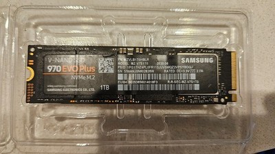 SAMSUNG 970 EVO Plus SSD 1TB NVMe M.2 Internal Solid State Drive **Used*