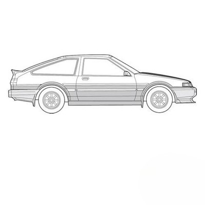Fujimi 04805 Model 1/24 Touge Series No. 3 EX-1 Toyota Hachiroku Trueno AE86