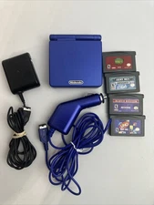 Preowned Gameboy Advance SP Cobalt Blood  Tested And Works