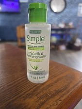 New Simple Cleansing Micellar Water 1.9 oz Sealed