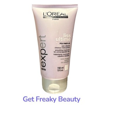 5 oz. L'Oreal Expert Liss Ultime Polymer AR Smoothing Treatment. 150ml. NEW.