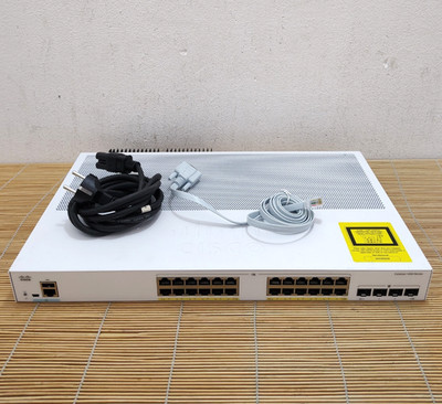 Cisco C1000-24P-4G-L 24x 10/100/1000 Ethernet PoE+ 195W PoE budget 4x 1G SFP