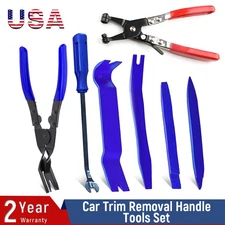 Car Trim Removal Handle Tools Set Car Dash Door Panel Rivet Pliers Repair Tools