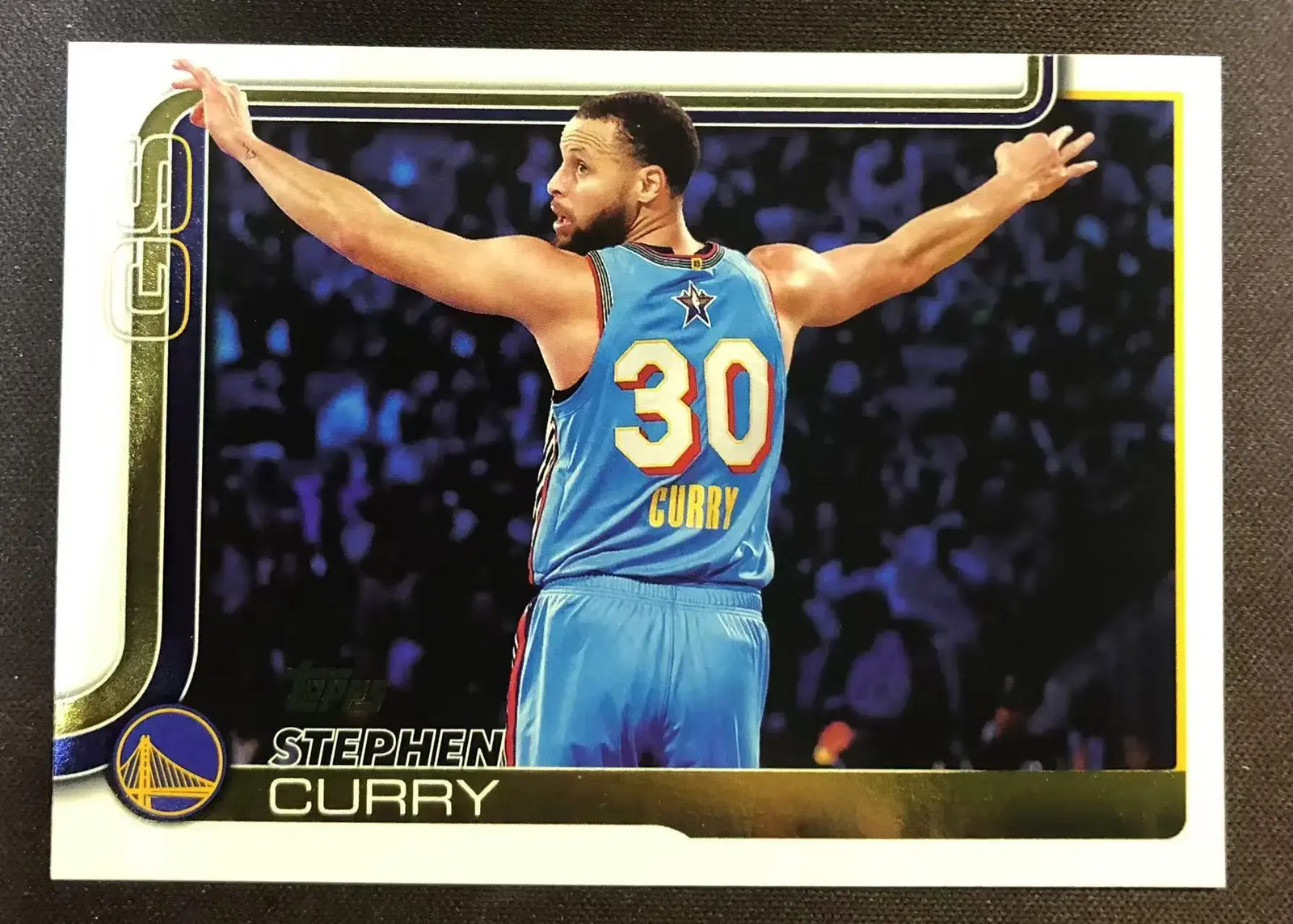 Stephen Curry 2025-26 Topps NBA Flagship Golden Mirror SSP #135 KM030