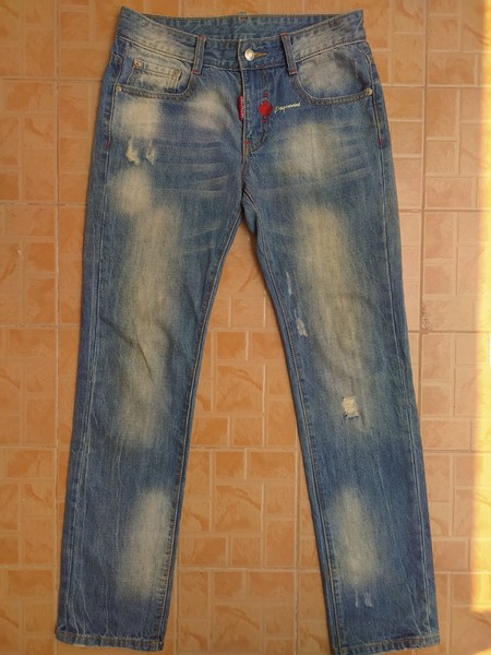 DSQUARED2 DISTRESSED BLUE JEANS GR 30 VINTAGE