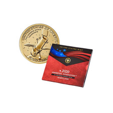2020 'American Innovation' MD Reverse Proof Dollar w/ Box & COA *JE