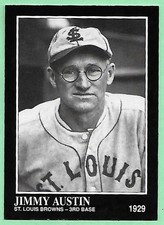 1991 The Sporting News Conlon Coll. Jimmy Austin #236 St. Louis Browns 1929👍