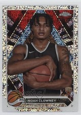 2023-24 Topps Chrome Speckle Refractor /299 Noah Clowney #180 06v0