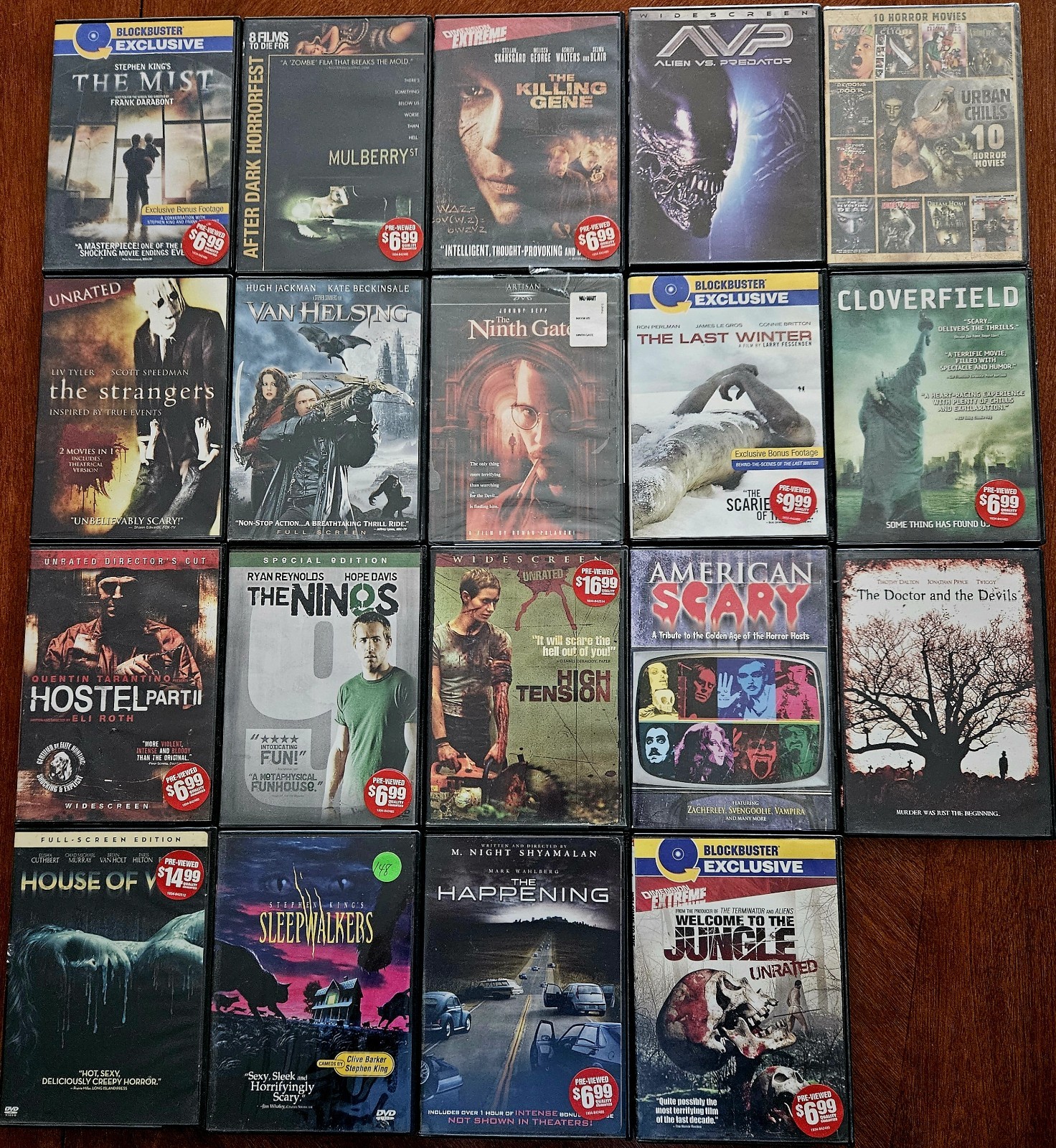 Lot Of 19 Horror Movie DVDs | eBay