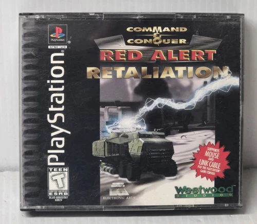 PS1 Command & Conquer Red Alert Retaliation Sony Playstation 1 CIB Very Good Con