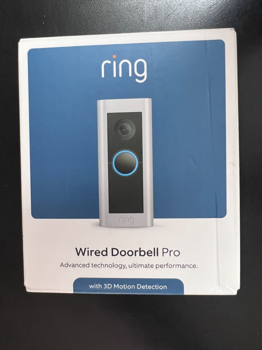 ノッチ Ring Doorbell Pro 2 新品未開封 Ring Pro 2 Video Doorbell - Satin Nickel for sale online | eBay