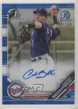 2019 Bowman Chrome Prospect Blue Refractor 134/150 Andrew Bechtold Auto 7m3