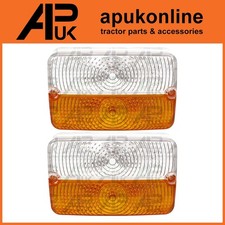 2x Front Combination Light Lens RH/LH for Massey Ferguson 375 390 4215 Tractor