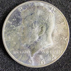 1964-D Kennedy Silver Half Dollars 50C - Denver - 90% Silver - BU Light Toning
