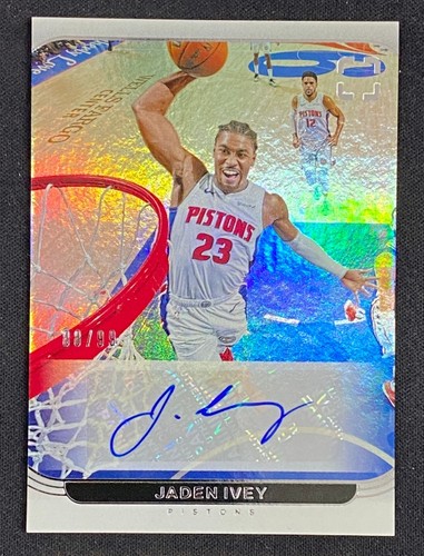 Jaden Ivey 2024-25 Panini Photogenic 88/99 Auto Pistons #VA-IVE +