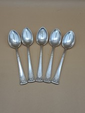 5 Kaffeelöffel Erbe" Ideal "Jugendstil -Art nouveau- Um 1910 nicht gemarkt B12