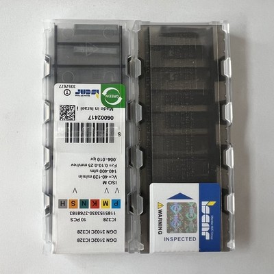 ISCAR / DGN3102C IC328 / Hartlegierungskarbid-Klingen 10 Stück
