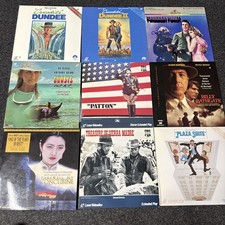Laserdiscs Lot of 9 Movies see photos for titles LD