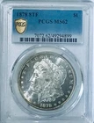 1878 8 tail feathers Morgan Dollar PCGS MS62
