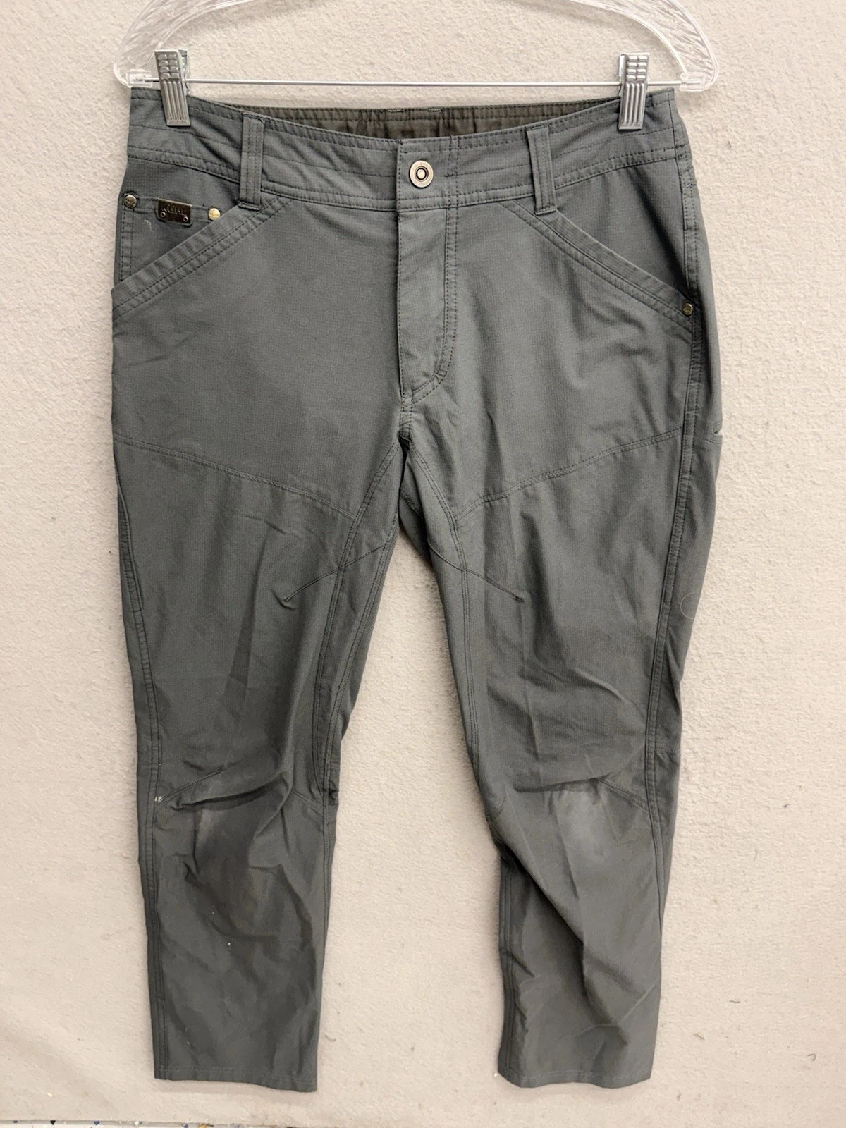 KUHL Silencr Pants Stretch Hiking Ripstop 32x30 Mens Grey Outdoors Trail