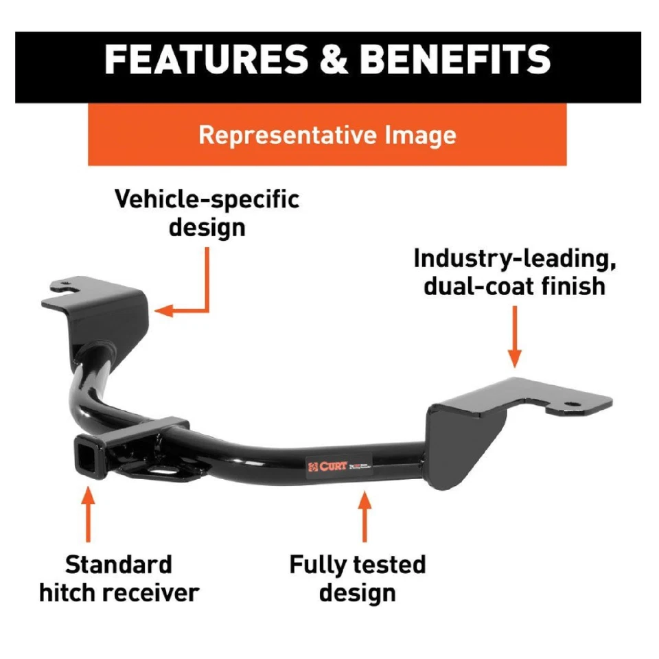 Curt Class 2 Trailer Hitch 12490 for Toyota Scion xB Foto 2 de 4