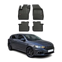 Omac Gummi FußMatten FüR Fiat Tipo Kombi 2015-2026 Premium Tpe Automatten 4Tlg