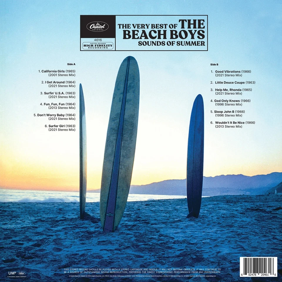 Very Best of The Beach Boys Sounds of Summer Sunrise Orange Vinyl WALMART SEALED - Image 2 of 3