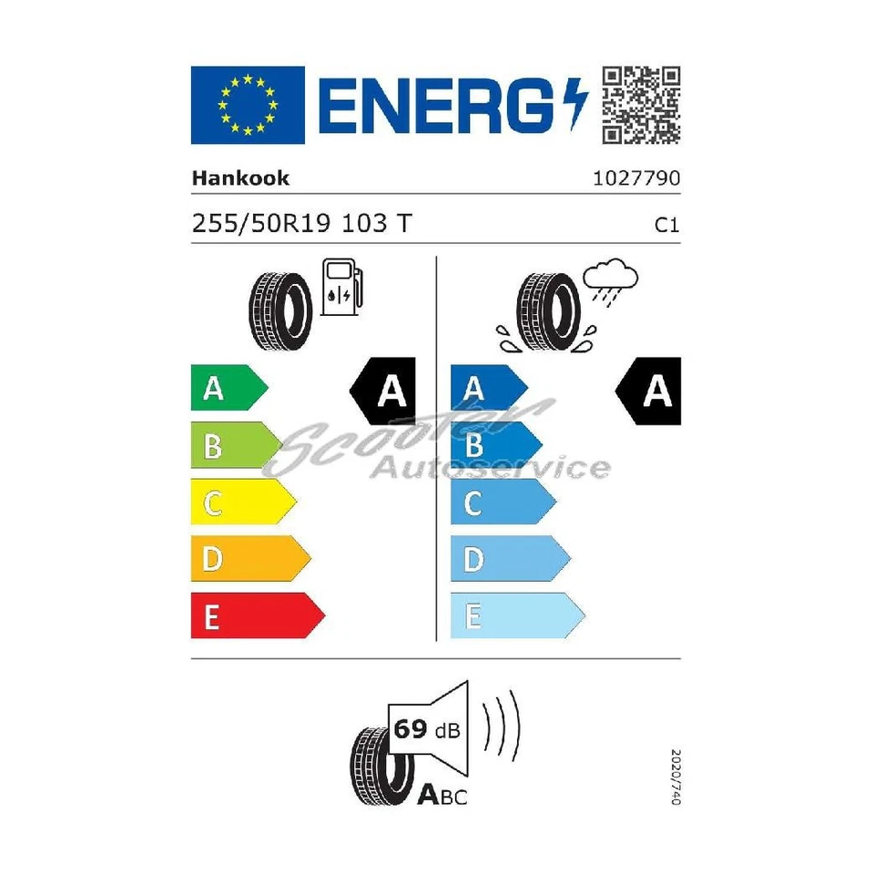 Hankook Sommer-Reifen 255/50 R 19 103T Ventus S1 evo3 EV K-127-E AO | 41149 - Bild 2 von 4