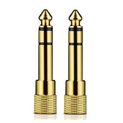 6.3mm 1/4'' Male plug to 3.5mm 1/8'' Female Jack Stereo Headphone Audio Adapter