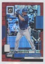 2022 Panini Donruss Optic Red Pandora Prizm 46/99 Matt Chapman #151 0r2f
