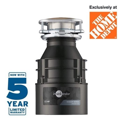 InSinkErator Badger 500 1/2 HP Continuous Feed Garbage Disposal