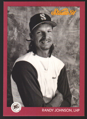 1991 Donruss Studio  #116 - Randy Johnson - Seattle Mariners  91-916