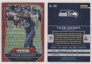 2015 Panini Prizm Rookies Red Mojo Prizm /99 Tyler Lockett #298 Rookie RC