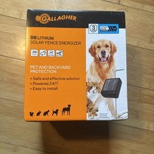 Gallagher S6 Lithium Solar Fence Energizer Pet And Backyard Protection New