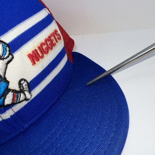 VTG Denver Nuggets Maxie The Miner Cap Hat 1974-1981 Snapback - Picture 17 of 23