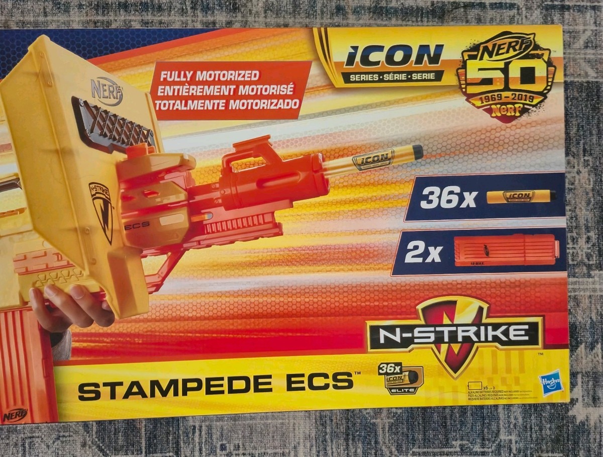 NERF Fully Motorized Stampede ECS N-strike Icon Series E5256 for