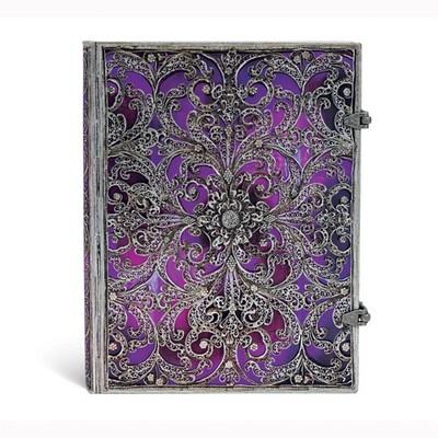 Aubergine Ultra Lined Hardcover Journal, 240pg, 120GSM by Paperblanks (Silve...
