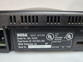 SEGA Saturn Model MK-80000 Console Only - Parts Or Repair - Doesn't Read Disc 