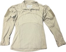 NEW Massif Advanced 1/4 Zip FR Combat Shirt Men's M Regular Tan NAVAIR 2 piece