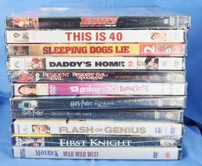DVD Lot 11 Movies SEALED Harry Potter Resident Evil Comedy Action Bundle NEW