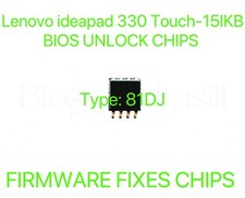 Lenovo ideapad 330 Touch-15IKB, ADMIN NO PASSWORD BIOS CHIP Type: 81DJ 