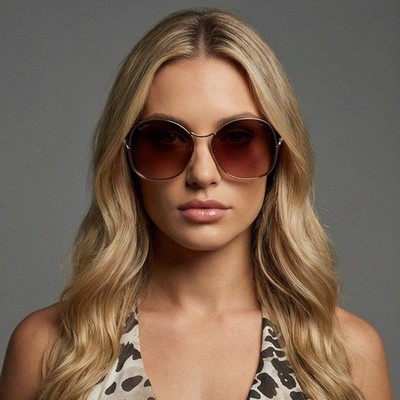 Max Mara MM0005 28F Designer Sonnenbrille Unisex Schmetterling Gradient 60mm