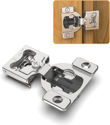 50 Pack Soft Close 4D Concealed Cabinet Hinges, 105° Satin Nickel Finish