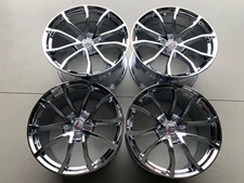 Chrome C7 Grand Sport Corvette Wheels 19x10 20x12 fits 2015-2019 Z06 GS GM Caps