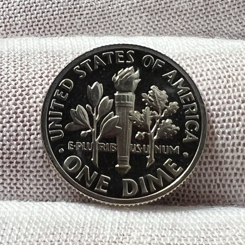 1972-S Roosevelt Dime Nice Gem Deep Cameo Proof receive coin pictured #4447 - Picture 2 of 4