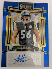 2023 Panini Select Alex Highsmith Steelers Auto Blue 53/99 SIG-AHI